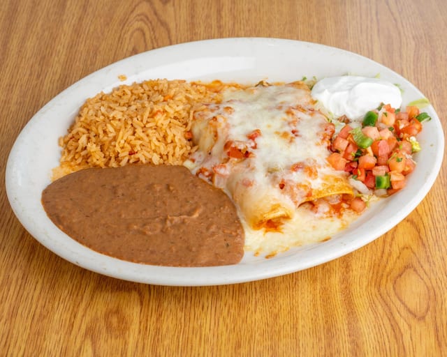 Shrimp Enchiladas.