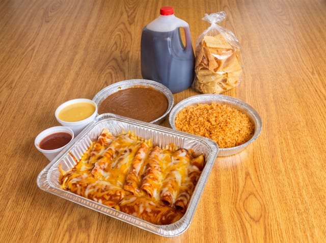 Enchiladas for 6.