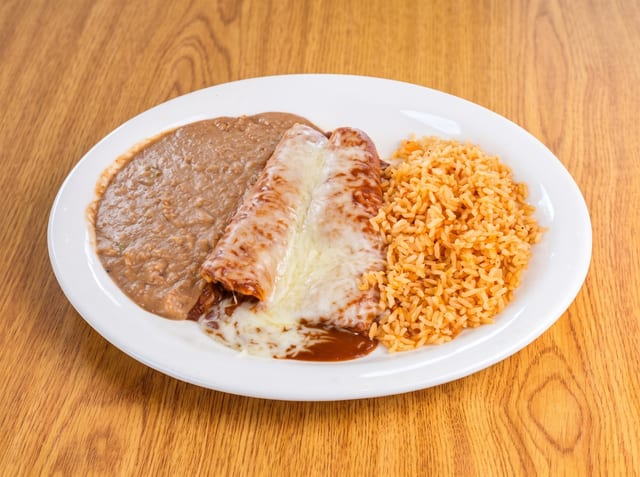 Carnitas Enchiladas.