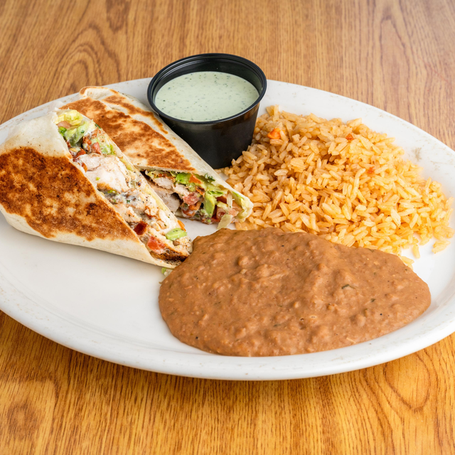 Chicken Bacon Ranch Burrito.
