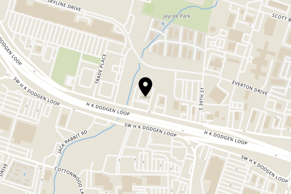 Map showing the location of MasFajitas Mexican Restaurant Temple on 1902 SW H K Dodgen Loop in Temple